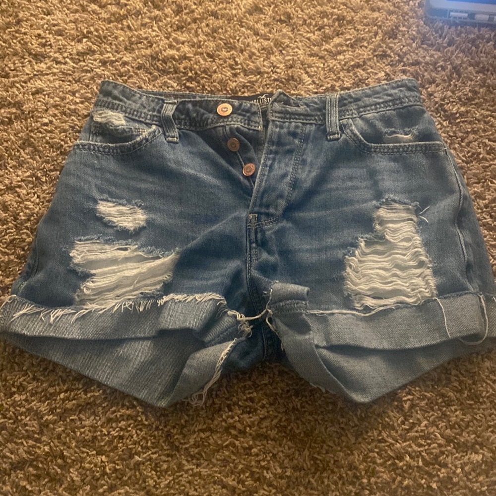 hollister jean shorts